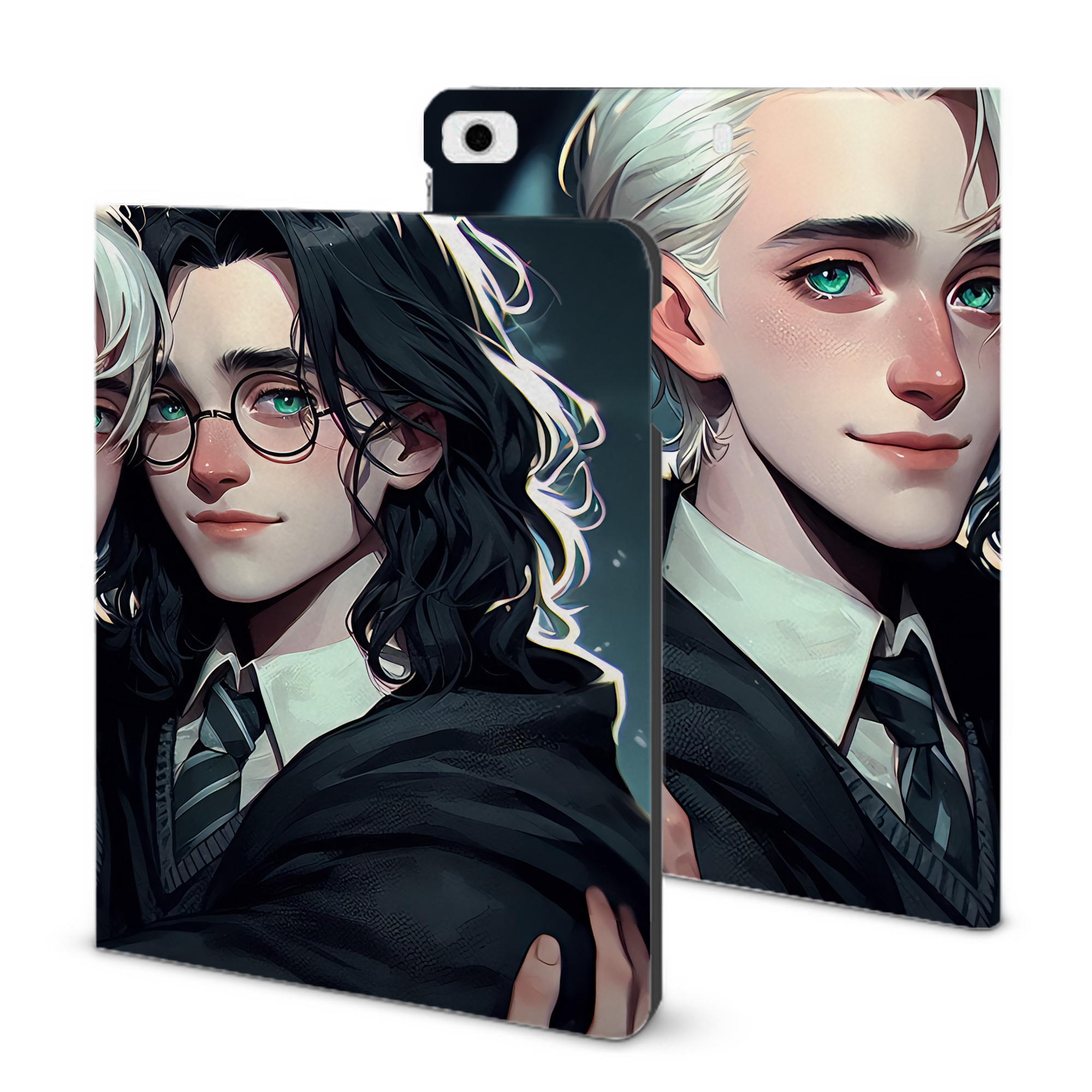 （画像用） Harry Potter ハリー・ポッターシリーズ IPad ケース ブック型 PUレザー TPU 耐衝撃 軽量 薄型 ペン収納なし 全面保護 IPad 各モデル対応